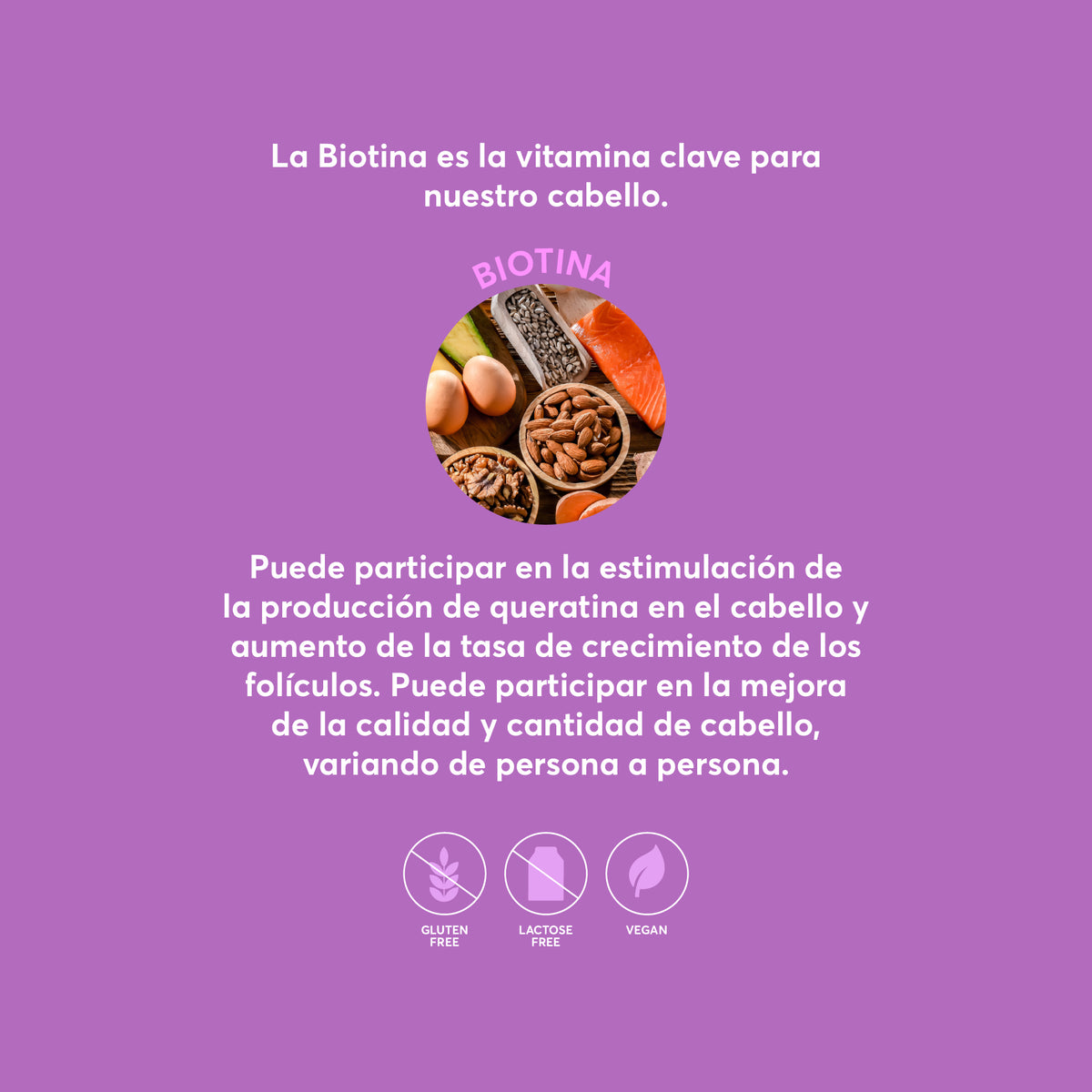 HAIR V-Gummies | Frena la Caída Capilar y Estimula el Crecimiento del Pelo