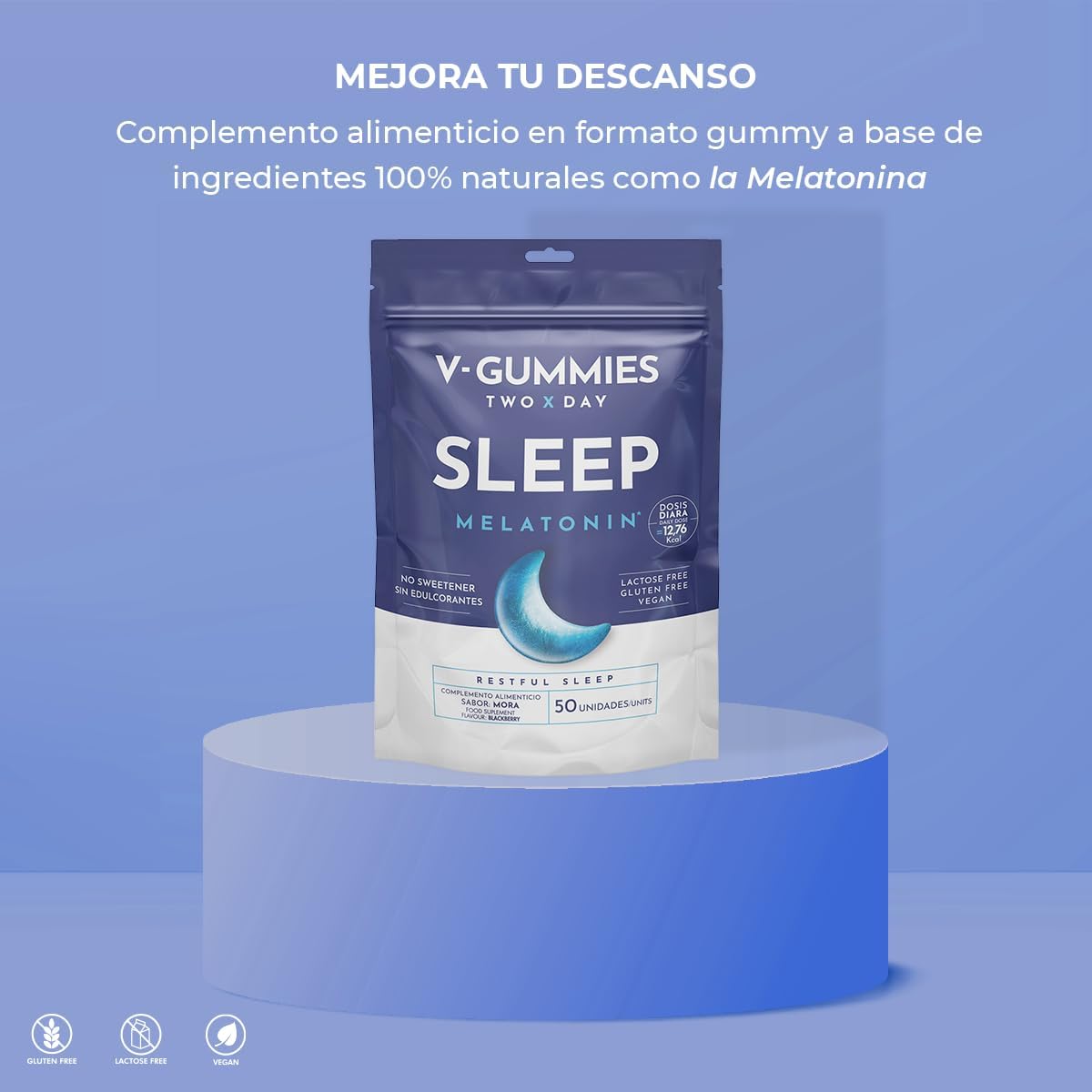 Pack 3 Sleep V-Gummies | Ayuda a Conciliar el Sueño