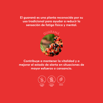 ENERGY V-Gummies | Gominolas Con Guaraná, Cafeína y Vitamina C | Energía para el Día