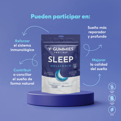 Sleep V-Gummies | Ayuda a Conciliar el Sueño